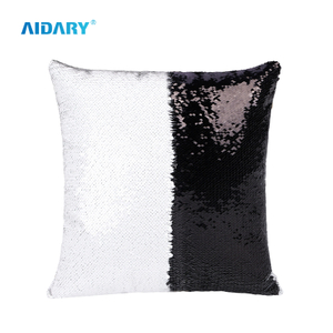 AIDARY New Sequined Magic Color Sublimation Sequins Pillow Case